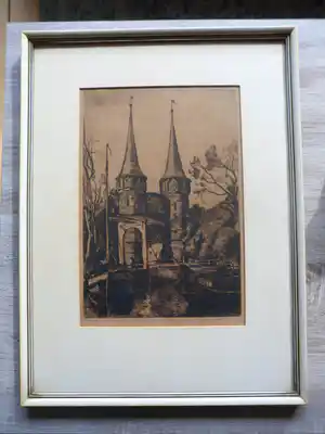 Jan Sirks - Oostpoort Delft verkocht voor € 35!