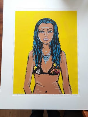 Peter Klashorst - my yellow princess kopen? Bied vanaf 45!