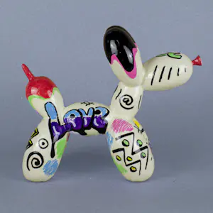 Josh Mahaby - Love & Peace Balloon Dog kopen? Bied vanaf 200!