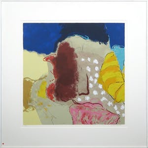 Henk van Vessem - Zeefdruk, Zonder titel - Ingelijst kopen? Bied vanaf 20!