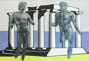 Maarten van Dreven - Acryl op doek, Dialoog - Ingelijst (Groot) kopen? Bied vanaf 150!