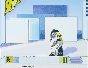 Huibert van Dorp - Zeefdruk, Zam zam kopen? Bied vanaf 1!
