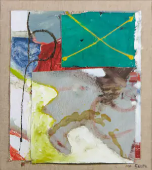 Lex Grote - Gemengde techniek / collage van papier op doek + paneel, Zonder titel kaufen? Bieten Sie von 70!