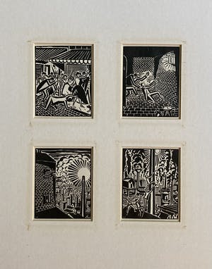 Frans Masereel - “Mein Stundenbuch” 3x4 werken kopen? Bied vanaf 85!