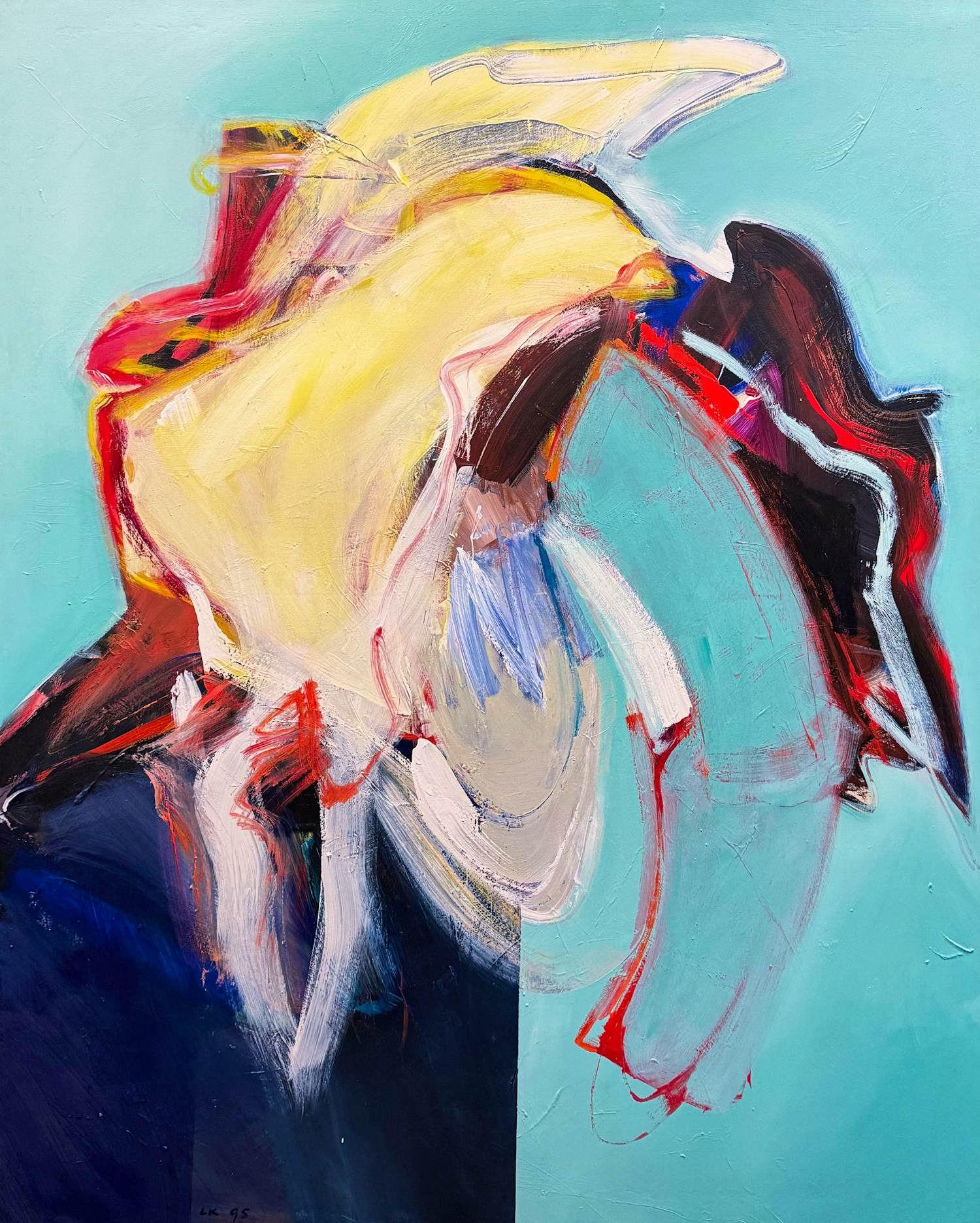 Loes Kurpershoek - Acryl op doek, Zonder titel (Zeer Groot) kopen? Bied vanaf 200!