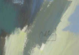 Ferd op de Coul - Gouache, Abstracte compositie - Ingelijst kopen? Bied vanaf 50!