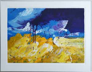 Jan Cremer - 'Provence II'- Ingelijst verkocht voor € 280!