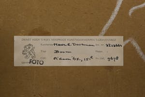 Randi Doorman - Boom - 1965 - gewassen inkt op papier - BKR Amsterdam kopen? Bied vanaf 20!