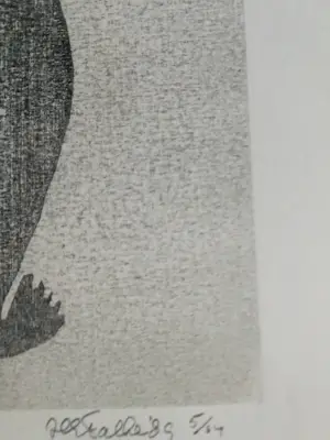 Heinz Falke - Houtsnede "Vrouw met Lampion" kopen? Bied vanaf 10!