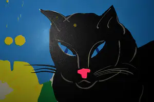 Walasse Ting - Black Cat kopen? Bied vanaf 275!