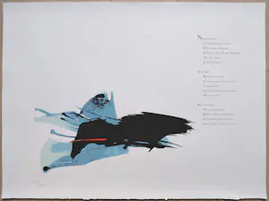 Arty Grimm - Cees Nooteboom - Tekens tegen het wit, tekst + zeefdruk kopen? Bied vanaf 75!