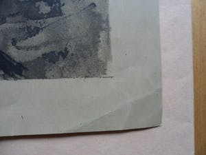 Wilhelmina van Oranje-Nassau - , Berglandschap, Litho uit 1933. kopen? Bied vanaf 60!