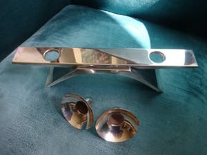 WMF - Kurt Radke: Verzilverde kandelaar met twee losse houders kopen? Bied vanaf 45!