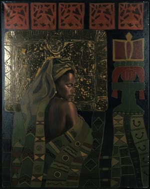 Valentin Bakardjiev - Olieverf op doek, Nigeria kopen? Bied vanaf 80!