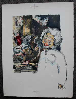 Kees van Dongen - Litho: "La révolte des anges" - 1951 kopen? Bied vanaf 199!