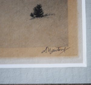 Dirk Harting - epreuve d'artiste - ets - duinlandschap kopen? Bied vanaf 30!