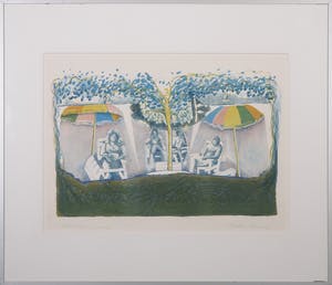 Bertha Haak - Litho, Zonder titel - Ingelijst kopen? Bied vanaf 10!