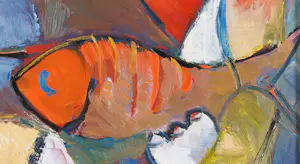 Piet Wiegman (I) - Figuur en vis kopen? Bied vanaf 200!