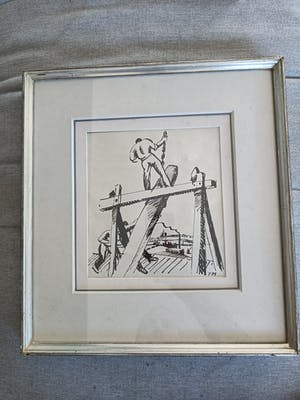 Buy Frans Masereel - Oost indische inkttekening? Bid from 180!