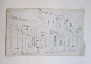 Johan Conrad Greive - Straatje met gevels kopen? Bied vanaf 1!