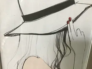 Niet of onleesbaar gesigneerd - Zomerhoedje kopen? Bied vanaf 1!