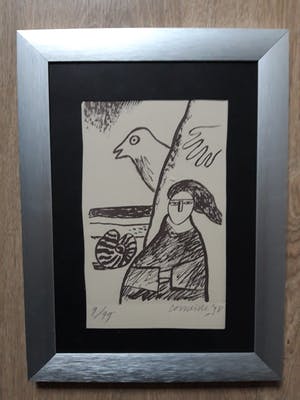 Corneille - Litho, handgesigneerd en ingelijst kopen? Bied vanaf 90!