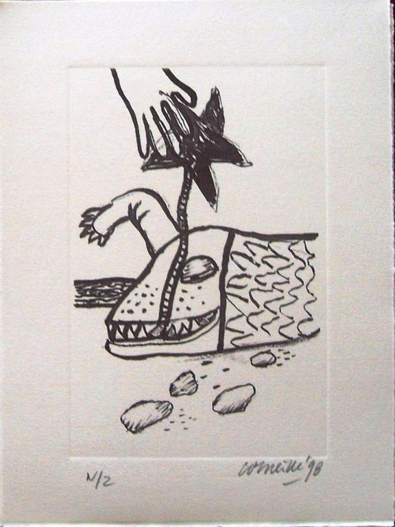 Corneille - Strand - Zee en Varaan ( Hagedis ) kopen? Bied vanaf 60!