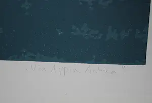 Sees Vlag - Via Appia Antica - zeefdruk oplage 68 eigen druk kopen? Bied vanaf 75!