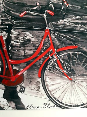 Elena Polyakova - Red bike in Amsterdam kopen? Bied vanaf 75!