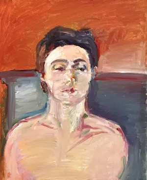 Marcus De Vestele - Prächtiges expressionistisches Porträt auf Leinwand, um 1970 kopen? Bied vanaf 180!
