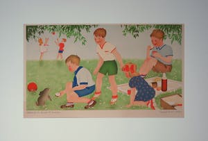 Willy Schermele - Schoolplaat, Kinder pic-nic serie nr.4 uitgever De Muinck kopen? Bied vanaf 1!