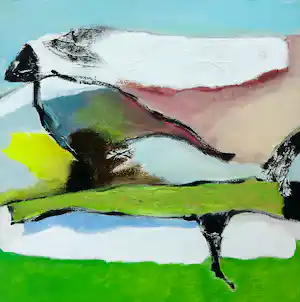 Cobi Nieuwstad - Acryl op doek, Pain-t 5 verkauft für € 35!