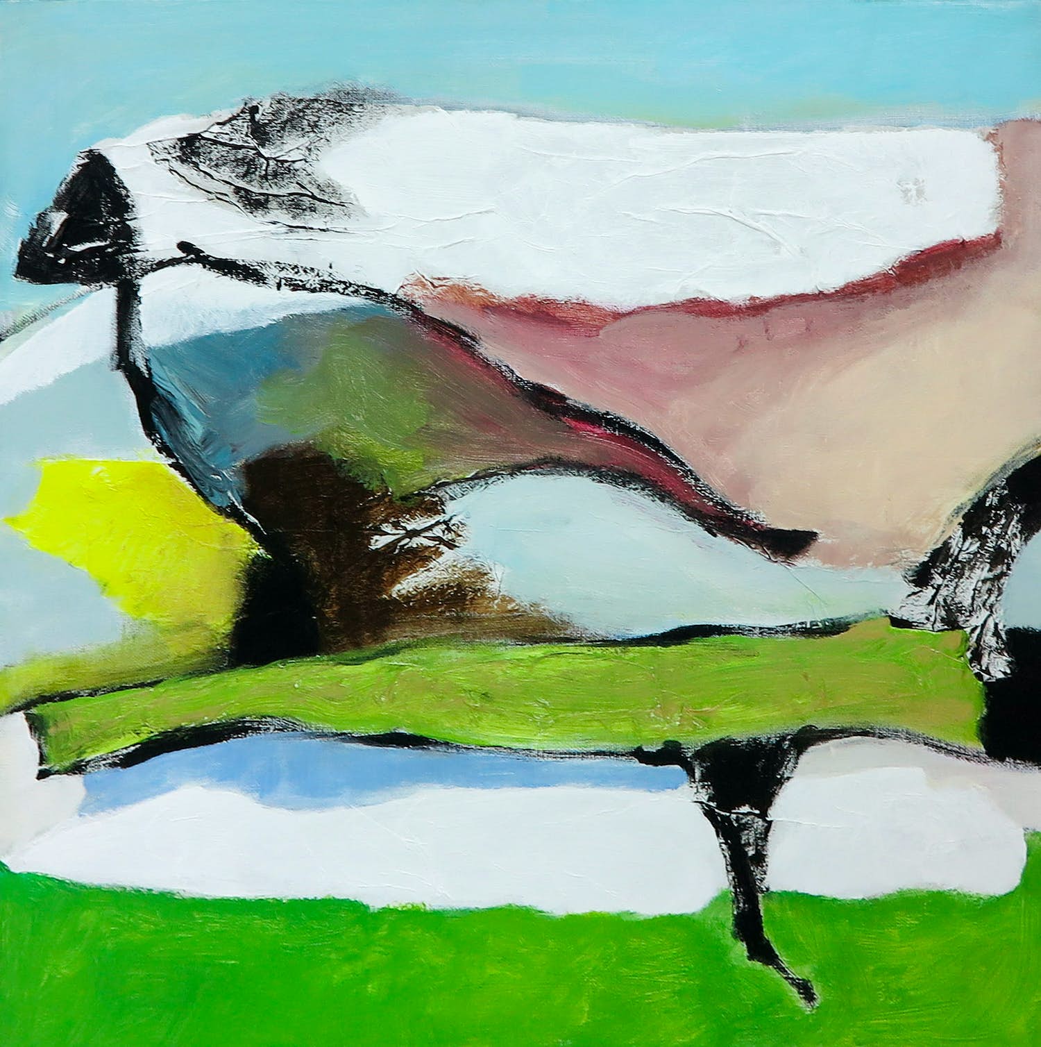 Cobi Nieuwstad - Acryl op doek, Pain-t 5 kopen? Bied vanaf 35!