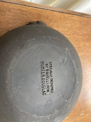 Potterie Ravelli - Ravelli asbak voor Hunter Douglas kopen? Bied vanaf 37!