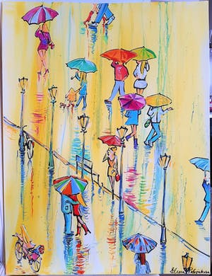 Elena Polyakova - Regendag in kleur kopen? Bied vanaf 125!