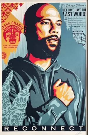 AcheterShepard Fairey - Reconnect - gesigneerd? Enchérissez de 10!