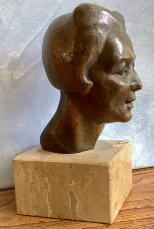 Brons (Onbekend) - Portret jonge vrouw kopen? Bied vanaf 200!