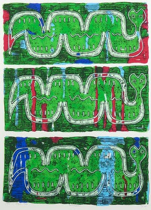 Ans van Dijk - Zeefdruk, Uruapan - Ingelijst kopen? Bied vanaf 1!