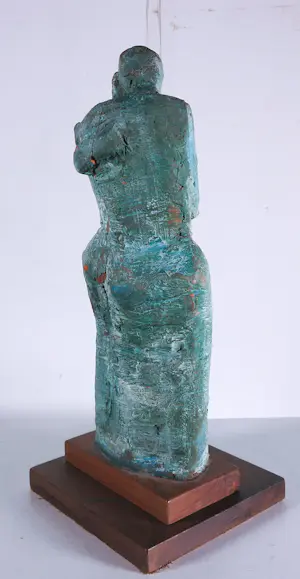 Jaroslawa Dankowa - Keramieken beeld, Minnenden kopen? Bied vanaf 50!