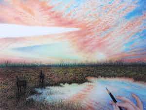 Ank Overweel - Zonder titel. verkocht voor € 60!