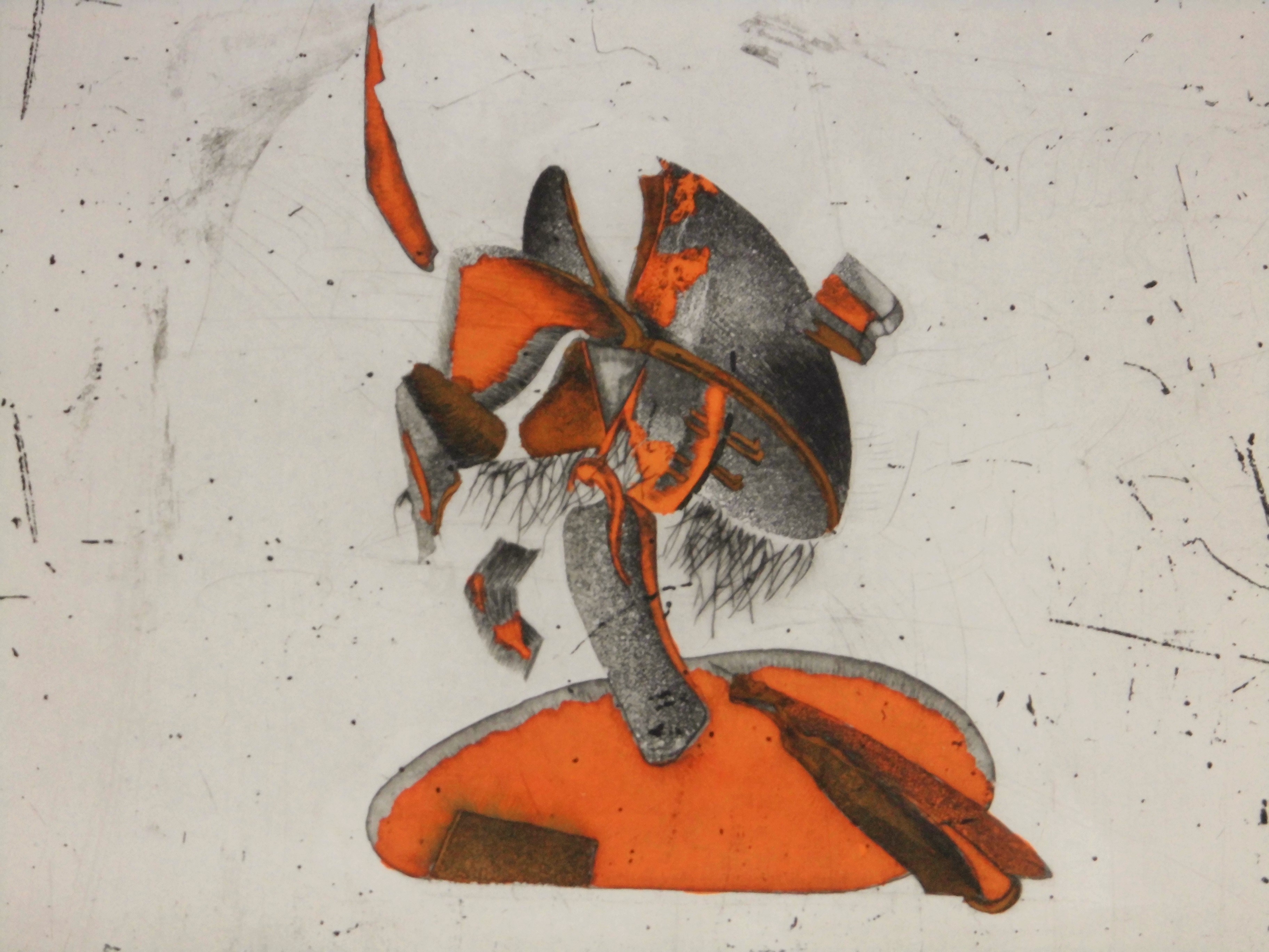 Jan Prins -  Ingekleurde GRAFIEK - Abstract kopen? Bied vanaf 25!