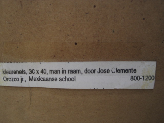 Jose Clemente Orozco - Bijzondere 1920 RELIËFDRUK van Mexicaans monumentaal Kunstenaar  kopen? Bied vanaf 1!