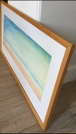 Gerard Rietbergen - "Zelfonderzoek 1" uit: 'n Zee van Licht'| aquarel - ingelijst kopen? Bied vanaf 49!