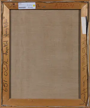 Anja Mul - Olieverf op doek, Henry Miller - Ingelijst kopen? Bied vanaf 1!