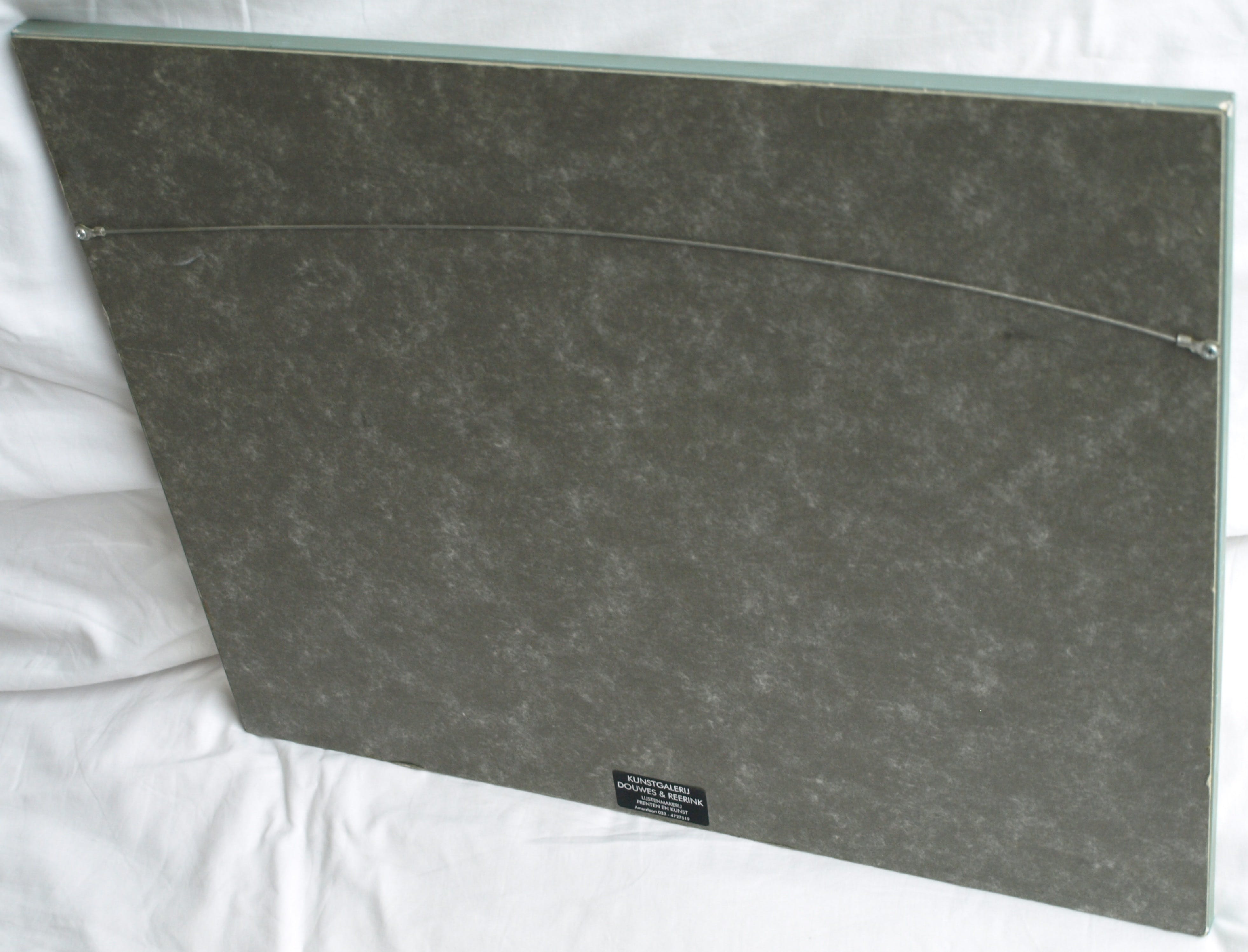 Toon Tieland - Handgesigneerde prent , “Rode bomen” - ingelijst – ca 1990 kopen? Bied vanaf 1!