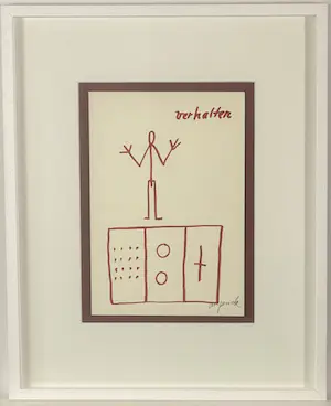 A.R. Penck - - Verhalten - gesigneerde lithografie + kunstenaarsboek A.R.Penck kopen? Bied vanaf 169!