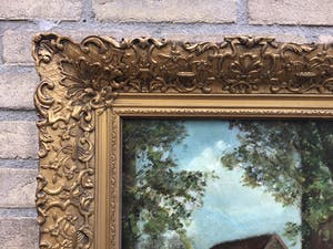 Niet of onleesbaar gesigneerd - Opwettende watermolen. kopen? Bied vanaf 1!