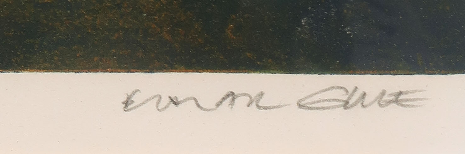 Elmar Gille - Kleurenets, Zonder titel - Ingelijst kopen? Bied vanaf 35!