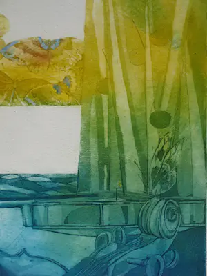 Marlies Knops - Ingelijste ets , Vlinders & Violen – nr. 6 van 30 ex. - 1988 kopen? Bied vanaf 1!