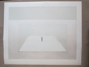 Niet of onleesbaar gesigneerd - Grote litho, gesigneerd kopen? Bied vanaf 1!